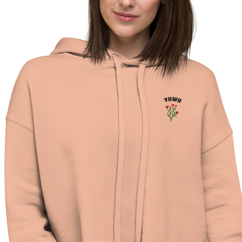 "The Divine Name" Crop Hoodie