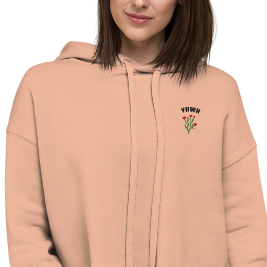 "The Divine Name" Crop Hoodie